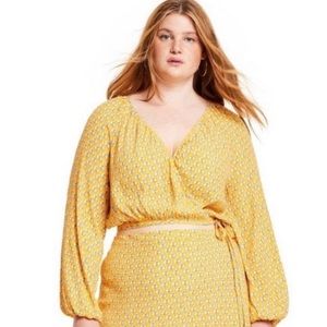 Rhode X Target Lotus Wrap Top Sz Large